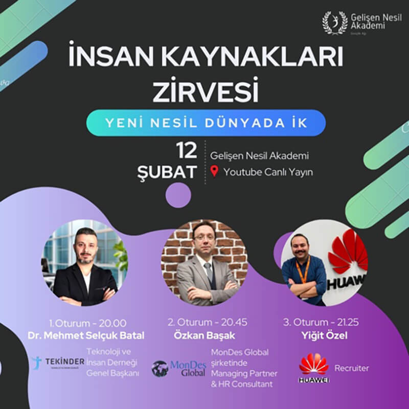 Gelişen Nesil Akademi İnsan Kaynakları Zirvesi