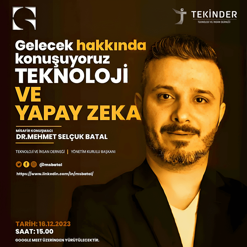 Tokat GÜ Teknoloji ve Yapay Zeka Semineri